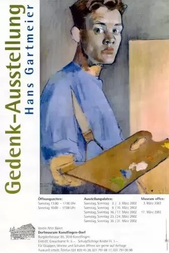Ausstellungsplakat «Hans Gartmeier»