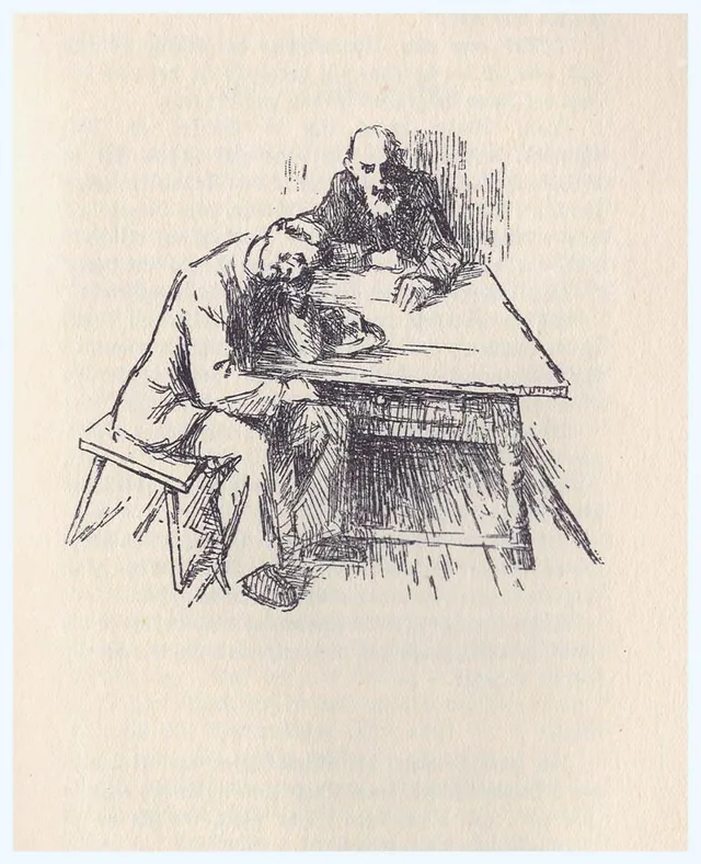 Illustration aus dem Buch Chonolfinger Gschichtli